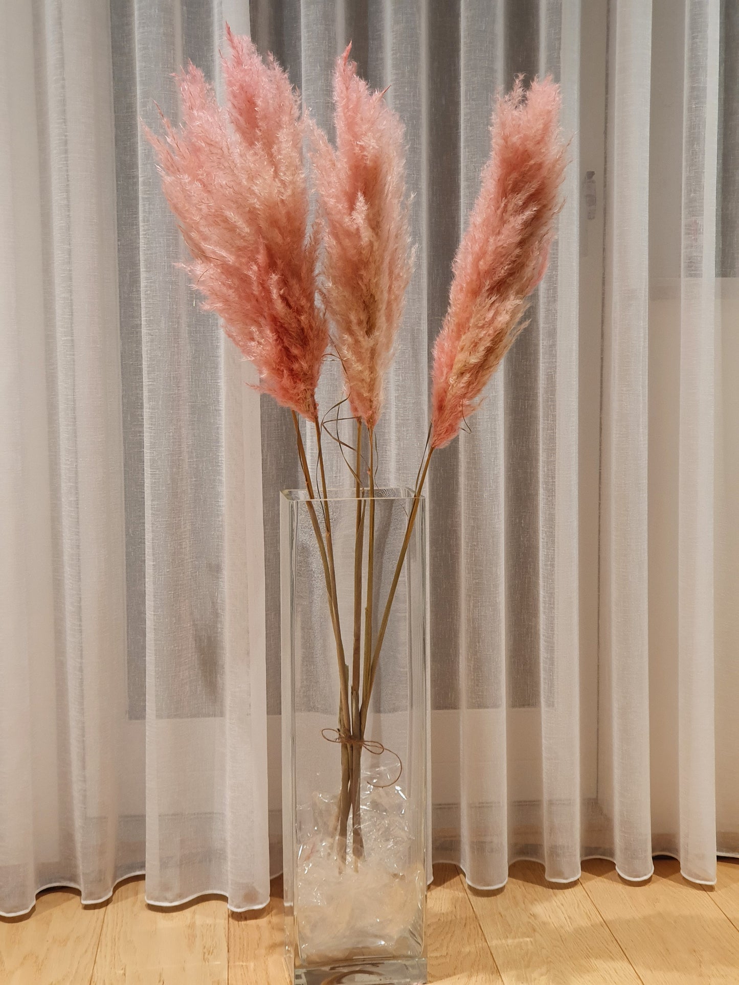 Cortaderia plum búnt - 115cm - bleik