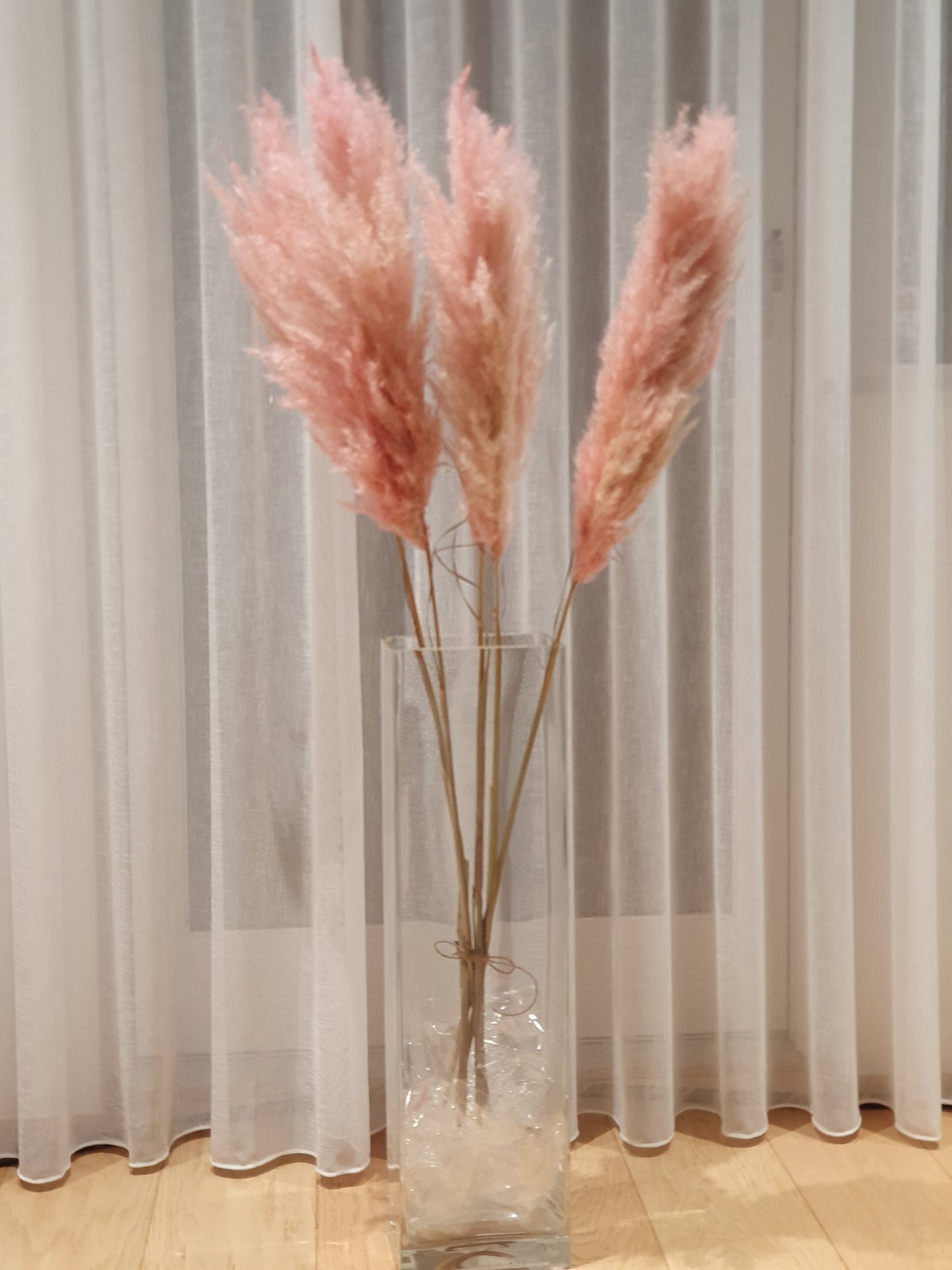Cortaderia plum búnt - 115cm - bleik