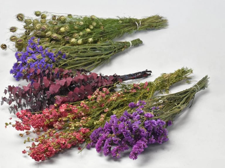 DIY - Dried Flower Bouquet XL Purple / Pink